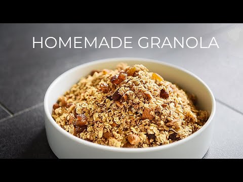 EASY Homemade Granola Recipe | Simple Pantry Breakfast Oats "Gluten Free"