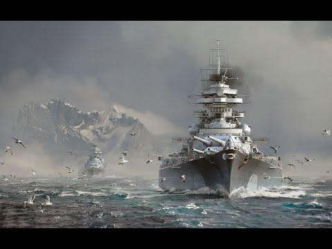 Alfred Von Tirpitz German Nazi Battleship Cinematic