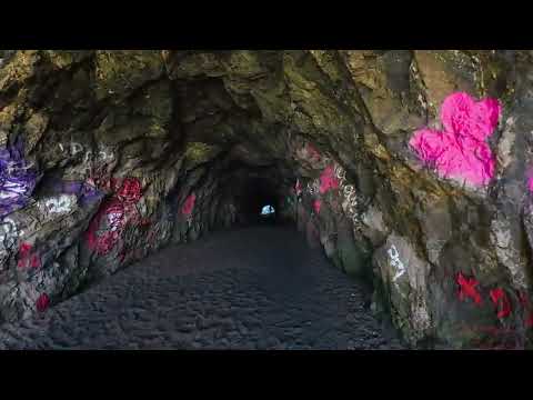 4K video of Sutro Baths, Ocean Beach, Queen Wilhelmina Garden