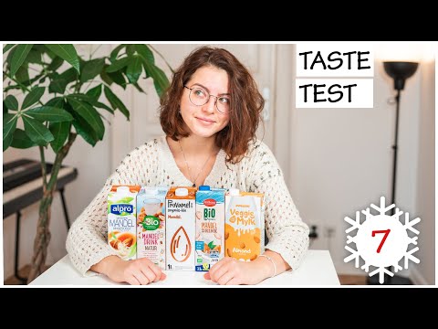 THE BEST ALMOND MILK | TASTE TEST | VLOGMAS 7
