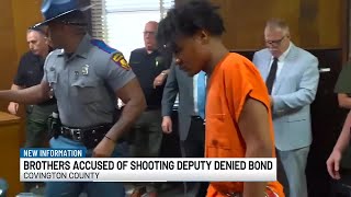 Two brothers charged in Covington County deputy shooting denied bond