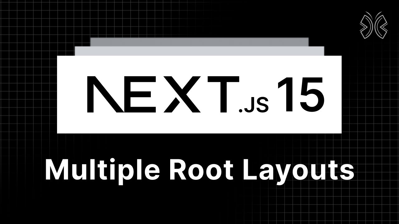 Next.js 15 Tutorial - 16 - Multiple Root Layouts