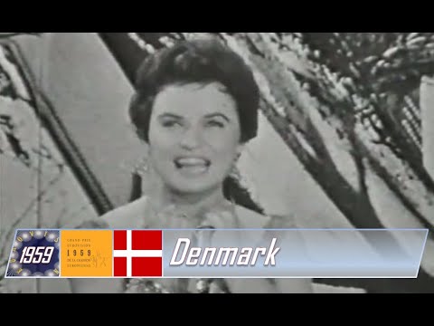 eurovision 1959 Denmark 🇩🇰 Birthe Wilke  -Uh jeg ville onske jeg var dig