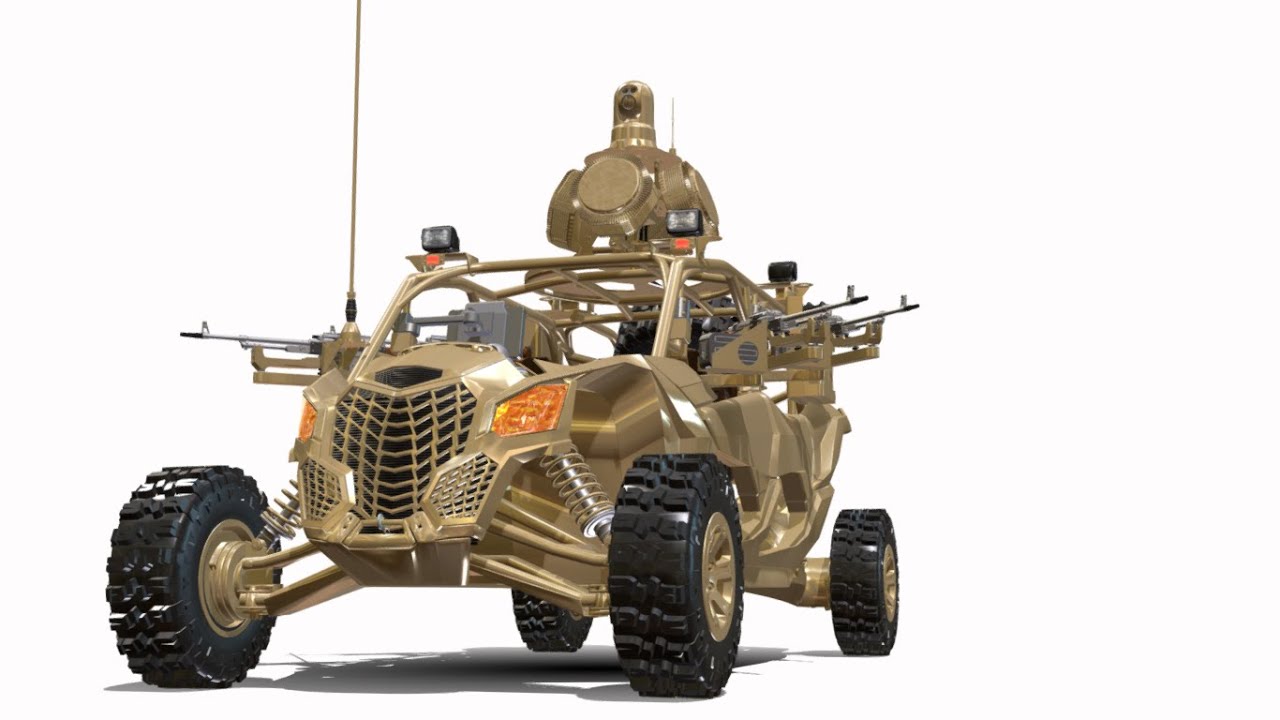 MAVERICK 4X4 MILITARY 3D Model