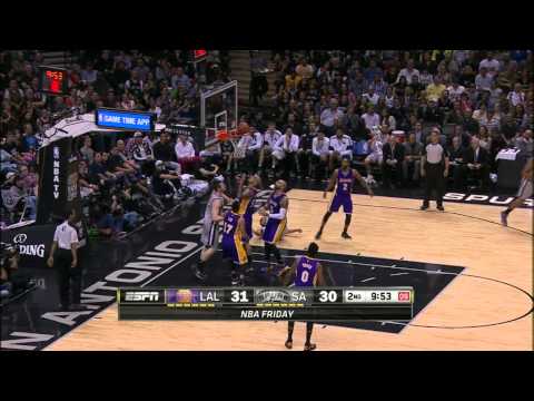 Boris Diaw Highlights Lakers vs. Spurs 12.12.2014 - 5 Points, 2 Assists