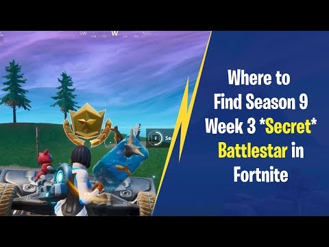 Where to Find Season 9 Week 3 *Secert* Battlestar | Fortnite