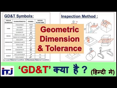 GD&T : Geometric Dimension & Tolerance | Symbols & Measurement Method | GD&T क्या है ? - ITJ Video