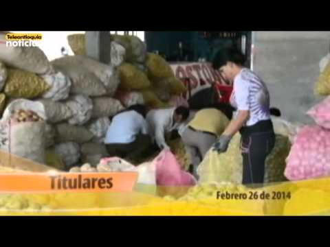 Titulares Teleantioquia Noticias AM - Miércoles 26 de febrero de 2014