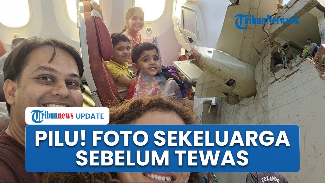 Potret Terakhir Sekeluarga sebelum Tewas Kecelakaan Pesawat Air India, Semringah Pindah ke London