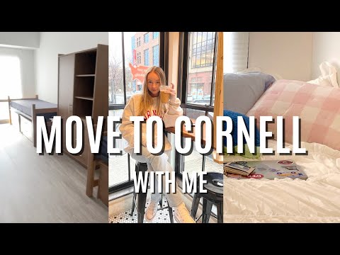 CORNELL MOVE-IN VLOG 2022 (freshman year) | unpacking & brand new dorm tour