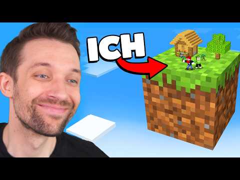 ÜBERLEBEN auf 1 RIESIGEN OP BLOCK in Minecraft