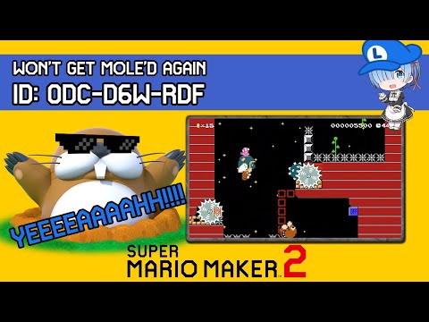 Won't Get Mole'd Again - SMM2 COOLEST Platforming Levels! (Deathless)