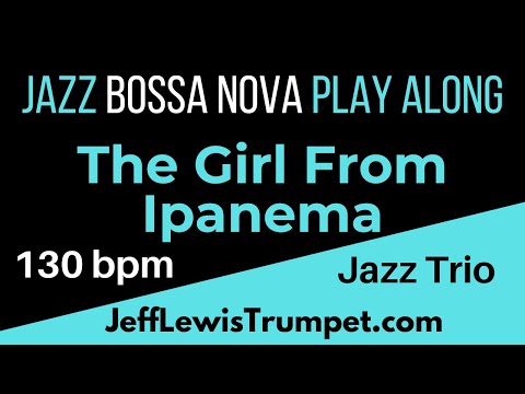 "The Girl From Ipanema" Jazz Bossa Nova Backing Track in F Major