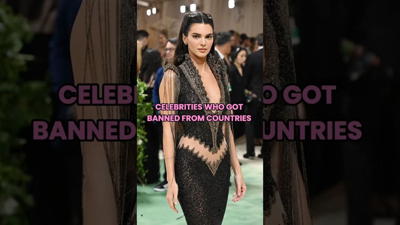 4 Celebrities Who Are BANNED 🚫 From Other Countries! 😱 #shorts #youtubeshorts