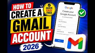 How to Create a Gmail Account in minutes [ Updated 2026 ] !