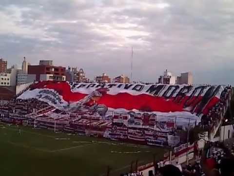 "Dep. Moron Vs. Chacarita - Salida del Equipo - (Video Nº 5)" Barra: Los Borrachos de Morón &bull; Club: Deportivo Morón