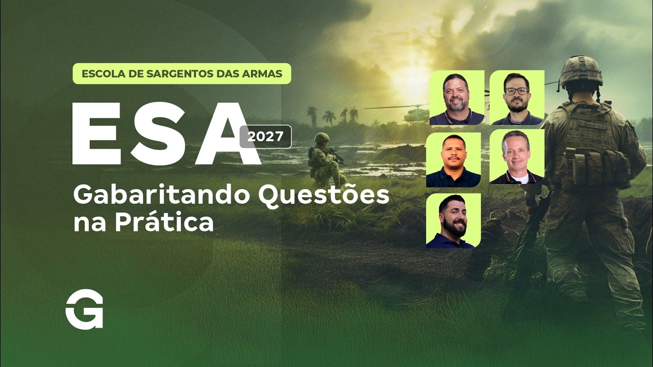 Concurso ESA 2027 | Gabaritando Questões na Prática