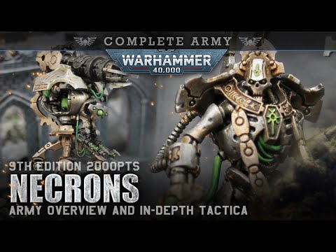 NECRONS Army Overview & Tactica 2000pts Warhammer 40K 9th Edition