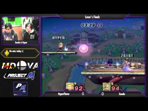 Loser's Finals - Project M @ Xanadu Jan. 14: Goode (Zelda, Sonic) vs. Hyperflame (Lucas)