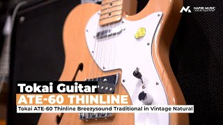 Video thumbnail for Tokai ATE-60 Thinline Breezysound Traditional Series 2020 in Vintage Natural by Nafiri Music Jakarta