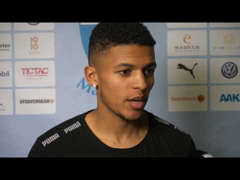 Romain Gall efter segern mot Falkenbergs FF