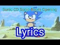 Sonic Boom Lyrics - Sonic CD (US)