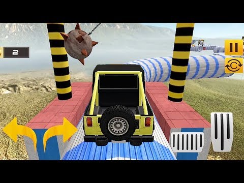 Uphill Jeep Impossible Stunt Driving Game || Impossible Jeep Stunt Game || Jeep Car Racing Gameplay