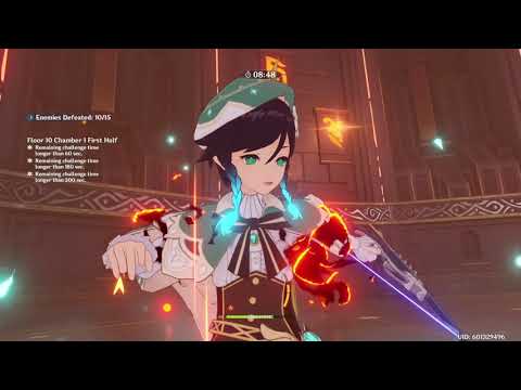 Genshin Impact Abyss Floors 9 - 11 Cleared