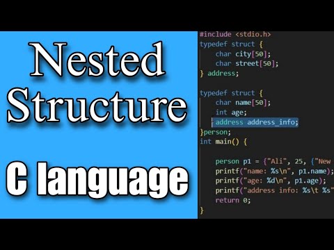 "Complete Guide to Nested Structures in C Language for Beginners | C Programming Tutorial"
