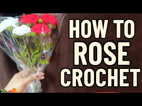  Crochet Rose Tutorial | Beautiful Handmade Flower Bouquet | Easy Crochet for Beginners