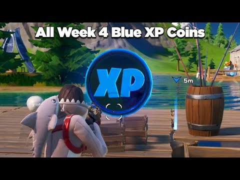 All Blue XP Coins Location Guide (Week 4) - Fortnite Chapter 2 Season 3