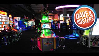 PLAYING ARCADE GAMES AT DAVE AND BUSTER'S!