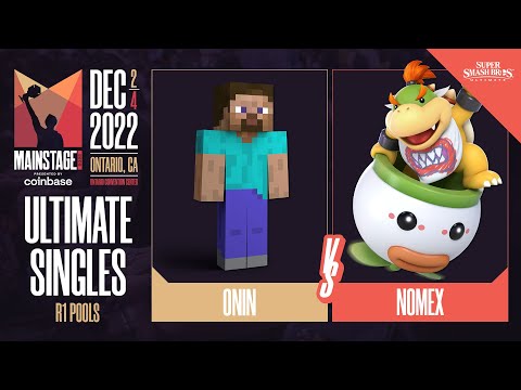 Onin (Steve) vs Nomex (Bowser Jr.) - Ultimate Singles Pools Winners Quarter-Final  - Mainstage 2022