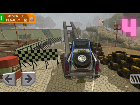 4x4 Dirt Offroad Parking Race Truck in Mud Roads (Android/iOS) Gameplay 4