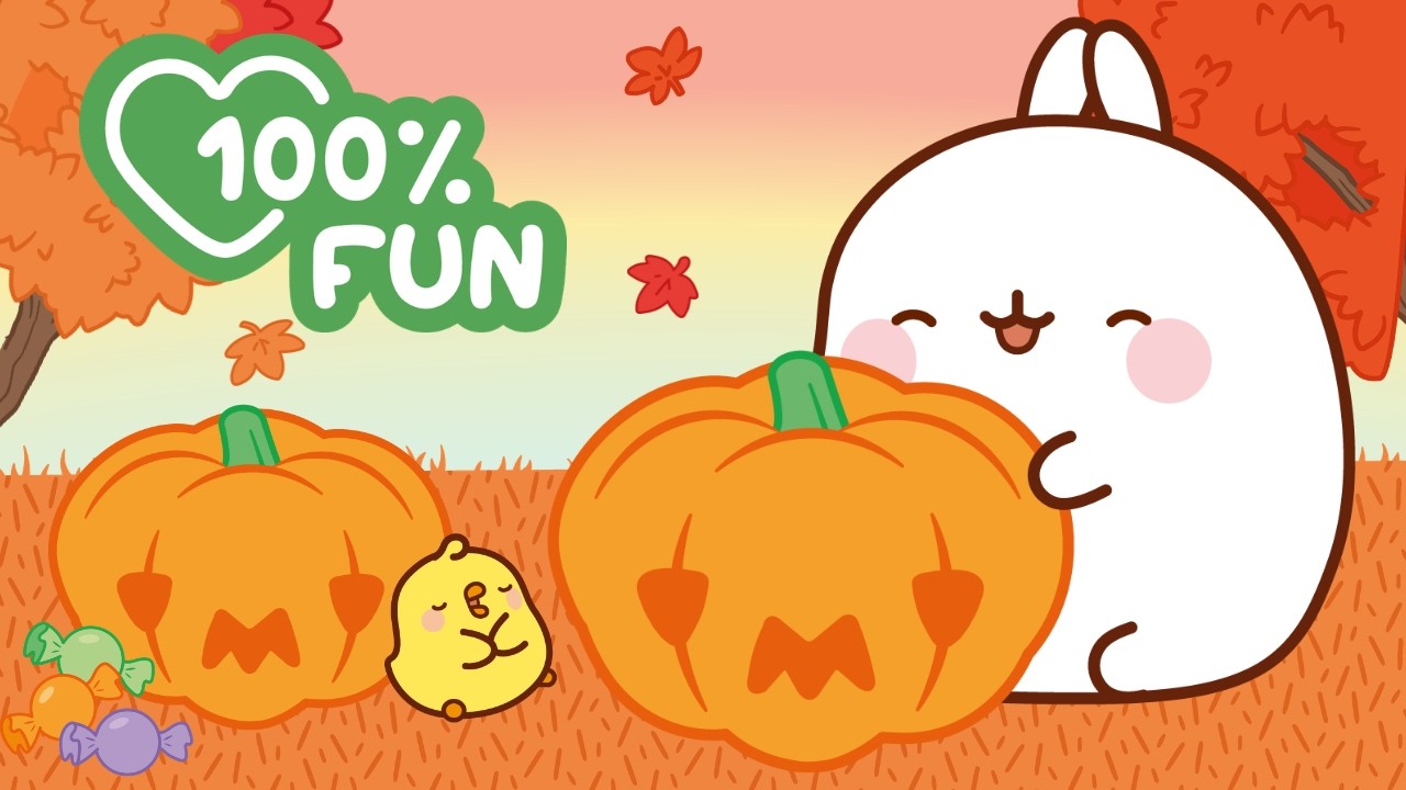 The Best Halloween DIY Ever! 🎃👻 Molang’s Spooky Crafts