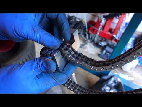 Mercedes W164 OM642 3.0 V6, Замена цепи #3