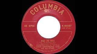 1956 HITS ARCHIVE: Mack The Knife - Louis Armstrong &amp; his All-Stars