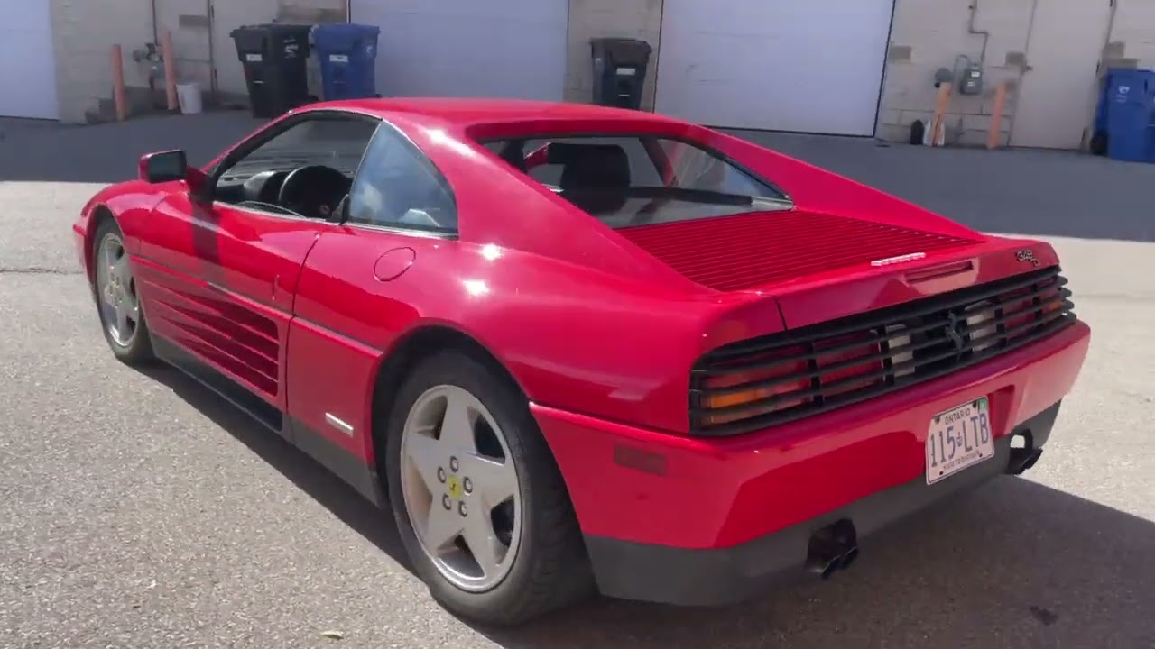 **SOLD on the CCC Buy-It-Now Lot** 49K km One Family Owned 1991 Ferrari 348 tb 5-Speed Gated Manual – Inspected