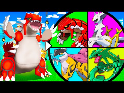 SPINNING A WHEEL to Catch LEGENDARY POKEMON in MINECRAFT! (Pixelmon)