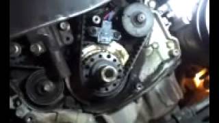 2004 Kia Optima 2.4 Timing marks crank reference inspection hole