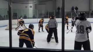 preview picture of video 'Hanover at Plymouth South Hockey game played on 2/4/15'