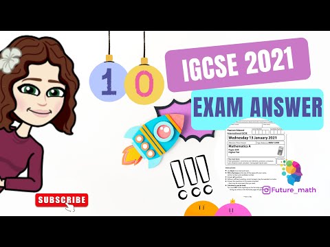 JANUARY 2021 PAPER 2HR | EDEXCEL IGCSE MATHS EXAM | COMPLETE ANSWERS