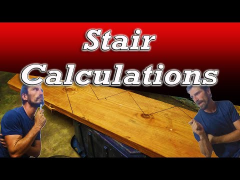 How to calculate stair stringers!