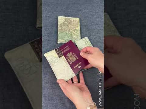 Funda para pasaporte DIY Fácil - ¡Crafting de última hora!