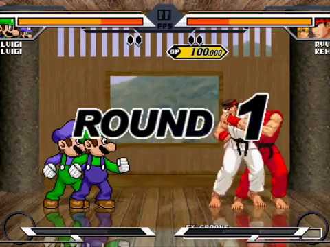 SS MUGEN All-Stars Ep.25 - Luigi clones vs. Street Fighter.