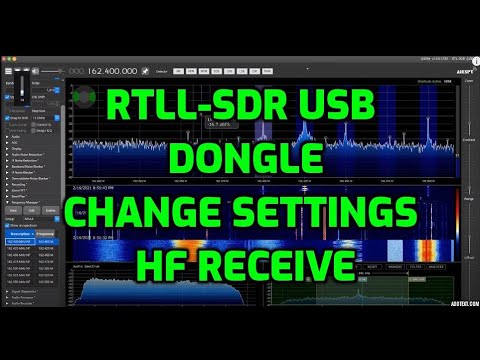 RTL-SDR-USB-Dongle - Einstellungen auf HF-Bänder ändern