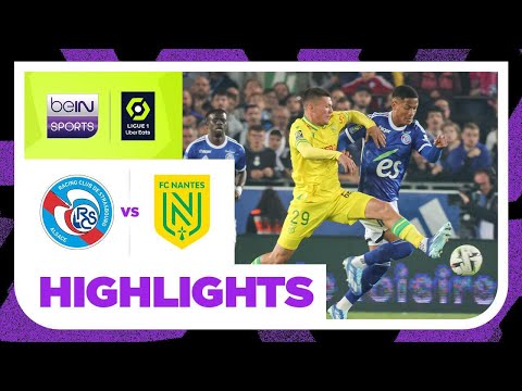 Strasbourg v Nantes | Ligue 1 23/24 | Match Highlights