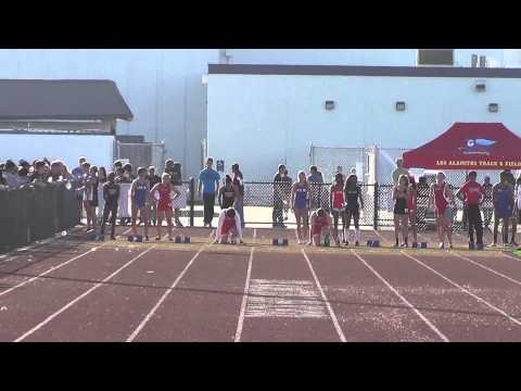 JVB 100m vs Troy 3-12-14 - Los Alamitos Boys
