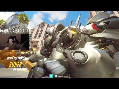 POTG! SUPER PRO REINHARDT GAMEPLAY OVERWATCH SEASON 35 TOP 500