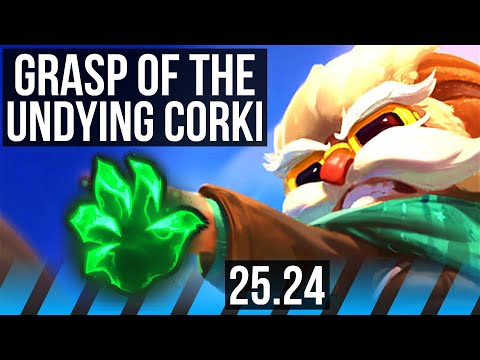 CORKI vs KASSADIN (MID) | Grasp Of The Undying, Good KDA: 13/1/2 | EUW Diamond | 25.24